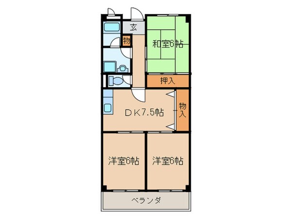 リンピア７の物件間取画像